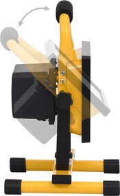 vidaXL Επαναφορτιζόμενος Προβολέας LED με Λαβή Ψυχρό Λευκό 30 W