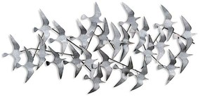 Διακοσμητικό Τοίχου Martilar 930DYU1186 59x124cm Silver Wallity Μέταλλο