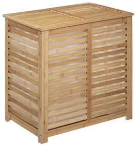 Καλάθι απλύτων Africa pakoworld φυσικό 58x40x60εκ