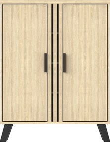 Παπουτσοθήκη-ντουλάπι Shoby pakoworld sonoma 70.5x30x91εκ