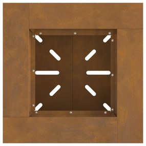 vidaXL Φωτιά 48x48x40 εκ Ανθεκτικός Χάλυβας