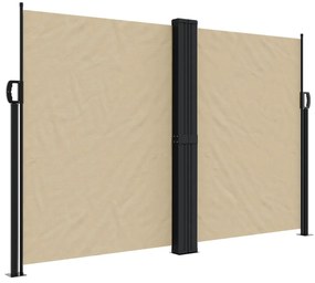 vidaXL Σκίαστρο Πλαϊνό Συρόμενο Μπεζ 160 x 1000 εκ.