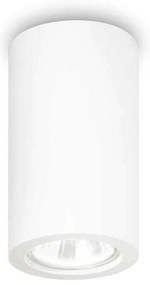 Φωτιστικό Οροφής-Σποτ Tower Round 155869 7x11cm 1xGU10 35W White Ideal Lux
