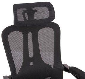 ΚΑΡΕΚΛΑ ΓΡΑΦΕΙΟΥ BARNET HM18258.01 ΜΑΥΡΟ MESH-ΜΑΥΡΟΣ ΣΚΕΛΕΤΟΣ NYLON 61x62x123Υ
