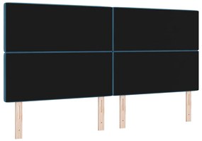 vidaXL Βελούδινο Κεφαλάρι Argyle Σκούρο Μπλε 200 cm Βελούδο