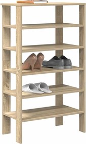 vidaXL Παπουτσοθήκη Sonoma Δρυς 61x32x105 εκ. Επεξεργασμένο Ξύλο