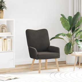 vidaXL Πολυθρόνα Χαλάρωσης Σκούρο Γκρι Όμοιο με Μαλλί