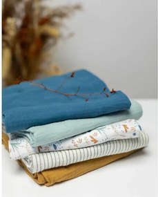 Muslin Domiva Indigo 100 x 100 cm