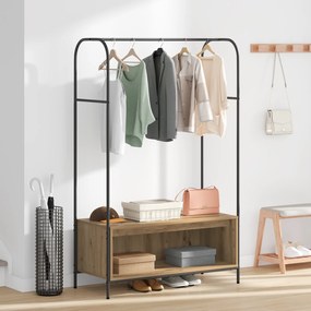 vidaXL Ράφι Ρούχων Καρυδιά 100x44x160 εκ.