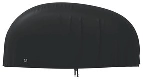 Κουκούλα Μηχανής Μαύρη 220x95x110 εκ. Ύφασμα Oxford 210D