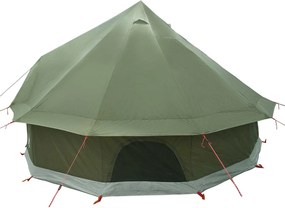 vidaXL Σκηνή Τιπί 6 ατόμων Λαδί Πολυεστέρας και Χάλυβας
