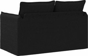 vidaXL Καναπές Μαύρο 136 x 82 x 85 εκ ύφασμα