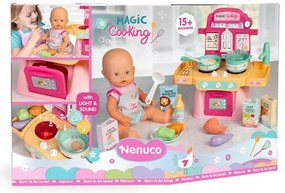 Κούκλα μωρού Famosa Magic Cooking 30 cm