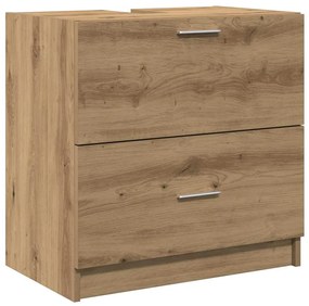 vidaXL Ντουλάπι Νεροχύτη με συρτάρι Artisan Oak 59 x 37 x 59 cm