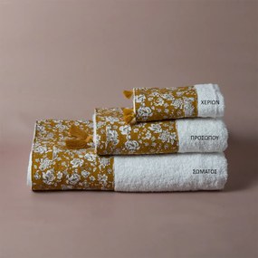 Πετσέτα Προσώπου (50x90) White Fabric Hedy 500gsm