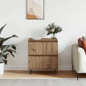 vidaXL Πλαϊνό γραφείο Καφέ 60 x 35 x 70 cm Επεξεργασμένο ξύλο