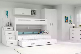 Κουκέτα Max Plus  White  120×200cm (Δώρο τα Στρώματα)