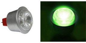 Adeleq Λάμπα Led Ισχύος Mr11 1W 12Vac-Dc 30° Πράσινη 13-11315