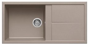 Νεροχύτης κουζίνας UNICO 480 Tortora 43 ELLECI 100x50cm
