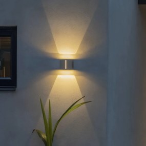 KONSTSMIDE Φωτιστικό Τοίχου LED Pavia Σκούρο Γκρι 4x3W