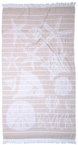 Πετσέτα Θαλάσσης 90x170 Sifnos 1 Beige