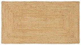 vidaXL Χαλί Περιοχής Μπεζ 80 x 200 cm Γιούτα