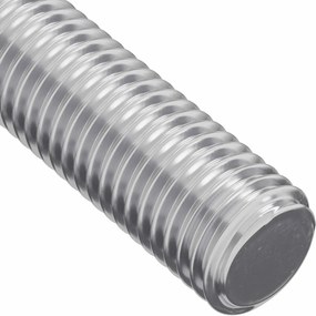 vidaXL Ράβδοι Με Σπείρωμα 2 pcs Ασημί M6 x 120 χλμ Μέταλλο