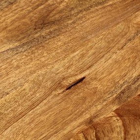 vidaXL Επιφάνεια Τραπεζιού Στρογγυλή Ø90x2,5εκ Μασίφ Ξύλο Μάνγκο