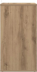 vidaXL Ντουλάπι δίσκων βινυλίου Artisan Δρυς 38 x 33 x 61 εκ