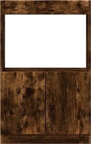 vidaXL Ντουλάπι Καπνιστή Δρυς 63x33x100 εκ. από Επεξεργασμένο Ξύλο