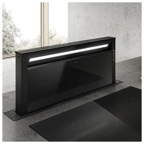 Elica Get Up BL MAT/A/90 Απορροφητήρας Νησίδα Downdraft 90cm Μαύρος