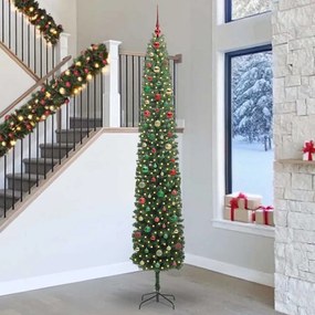 vidaXL Τεχνητό Χριστουγεννιάτικο Δέντρο με 300 LED Πράσινο 300 cm