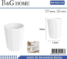 Θήκες οδοντόβουρτσας πλαστικές σε σετ 5Χ - White - 21543