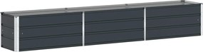 vidaXL Γλάστρα Ανθρακί 290 x 50 x 45 εκ Επικαλυμμένος Χάλυβας