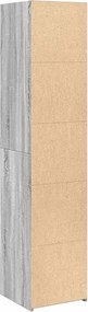 vidaXL Ντουλάπι Γκρι Sonoma 40x41x185 εκ. Επεξεργασμένο Ξύλο