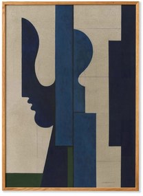 Πόστερ Poetry In Motion - Μπλε Αποχρώσεις Μπεζ 50 x 70 PAPER COLLECTIVE