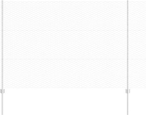 vidaXL Τεντώτο με στήριγμα Ασημί 1,5 x 10 m Ατσάλι