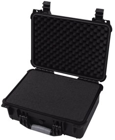 vidaXL Βαλίτσα Εξοπλισμού Προστατευτική Μαύρη 40,6 x 33 x 17,4 εκ.