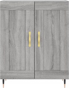 vidaXL Ντουλάπι Γκρι Sonoma 69,5 x 34 x 90 εκ. από Επεξεργασμένο Ξύλο