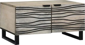 vidaXL Τραπεζάκι σαλονιού Λευκό 80 x 50 x 40 cm Επεξεργασμένο Ξύλο