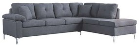 Γωνιακός Καναπές Με Δεξιά Γωνία HM3087R Grey Wood, Fabric