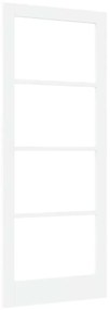 vidaXL Εσωτερική Πόρτα με Γυαλί Λευκό 86 x 211 cm