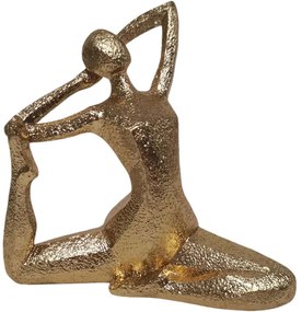 Διακοσμητική Φιγούρα Γυναίκα 844340 17,5x7,5x16,7cm Gold Ankor Πολυέστερ
