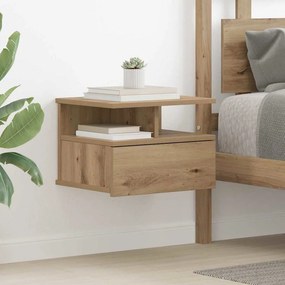 vidaXL Κρεβάτι με Float Artisan Oak 40 x 31 x 28 εκ Επεξεργασμένο ξύλο