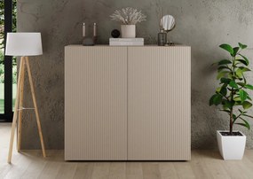 Έπιπλο Τηλεόρασης Ανθρακί Οξειδωμένο 121x43x57
