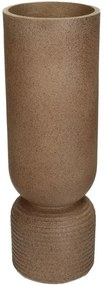Βάζο ArteLibre Καφέ Polyresin 10.3x10.3x30cm
