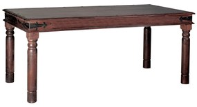 Τραπέζι OSTIA Ξύλο Καρυδί 130x80x76cm