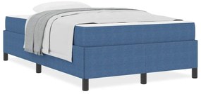 vidaXL Σκελετός Κρεβατιού Μπλε 120 x 200 cm Βελούδο