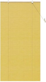 vidaXL Ρόλερ Κίτρινο 120 x 220 cm Μπαμπού