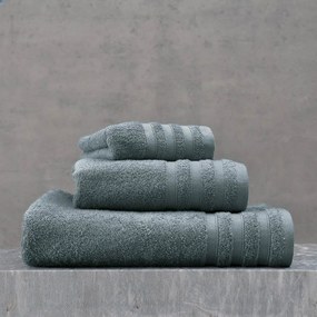 Πετσέτες Lagoon (Σετ 3τμχ) Denim Ρυθμός Σετ Πετσέτες 100% Cotton